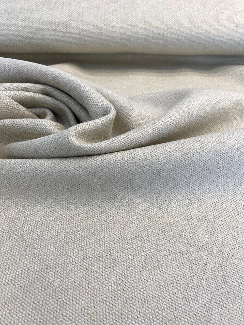 1 Yard Fauna Linen Mushroom Tailored Italian Heavy Upholstery Fabric 55/56" Width 90% Linen 10% Nylon